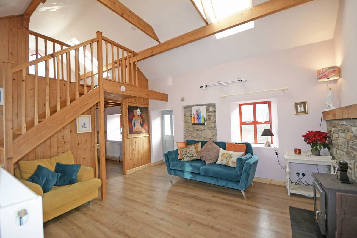 The home has a stunning interior.