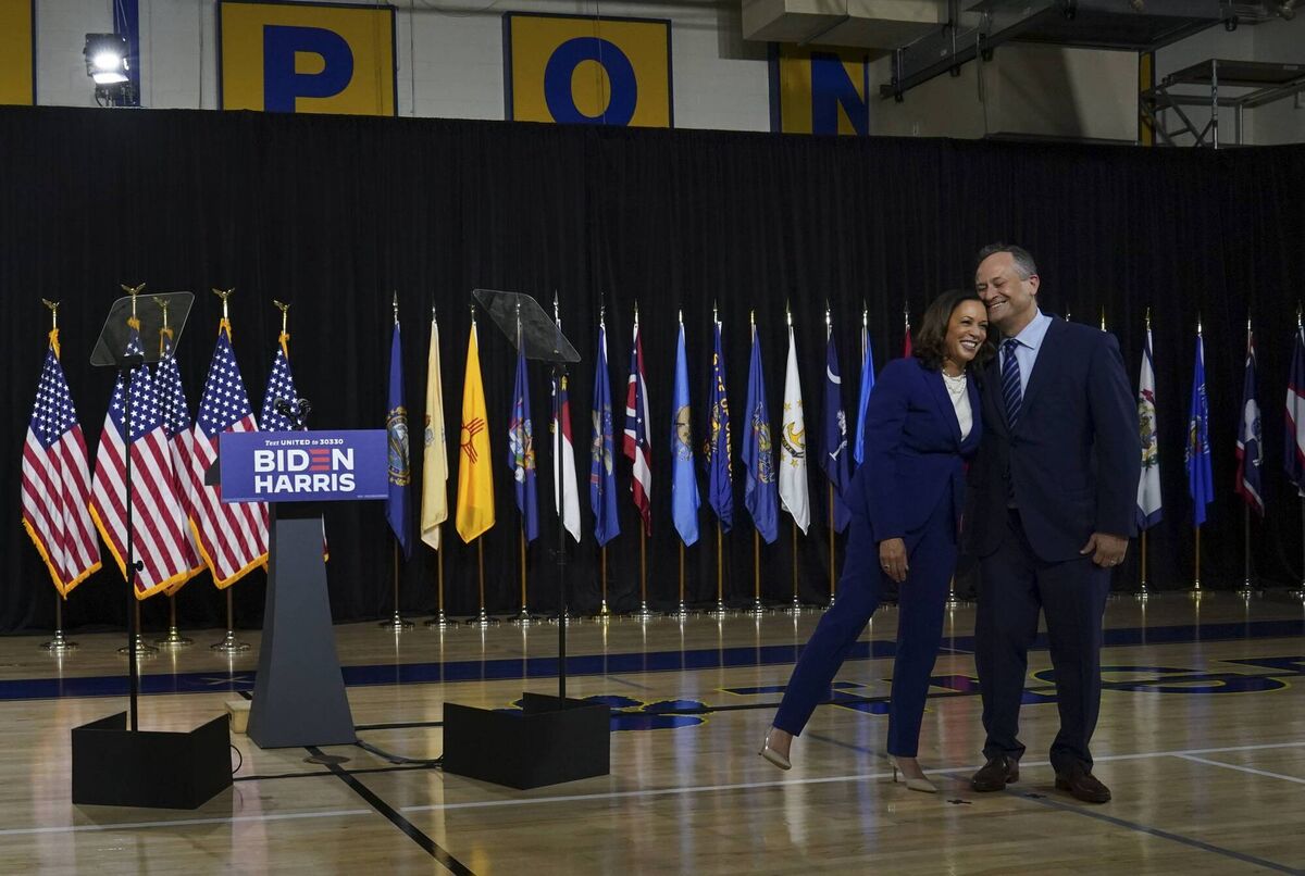 Doug Emhoff and Kamala Harris have been married for nearly six years. Picture: Toni L. Sandys/The Washington Post via Getty Images Doug Emhoff and Kamala Harris have been married for nearly six years. Picture: Toni L. Sandys/The Washington Post via Getty Images