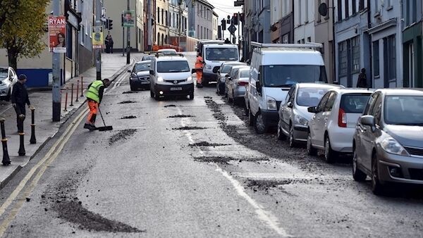 Gravel and mud on Gerald Griffin Street. Gravel and mud on Gerald Griffin Street.