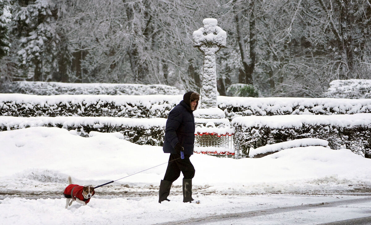 On Tuesday, Met Éireann issued a weather advisory for the latter half of the week and into the weekend. Pcture: Owen Humphreys/PA Wire