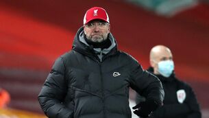 <p>Jurgen Klopp knows his side have a lack of confidence (Clive Brunskill/PA)</p>