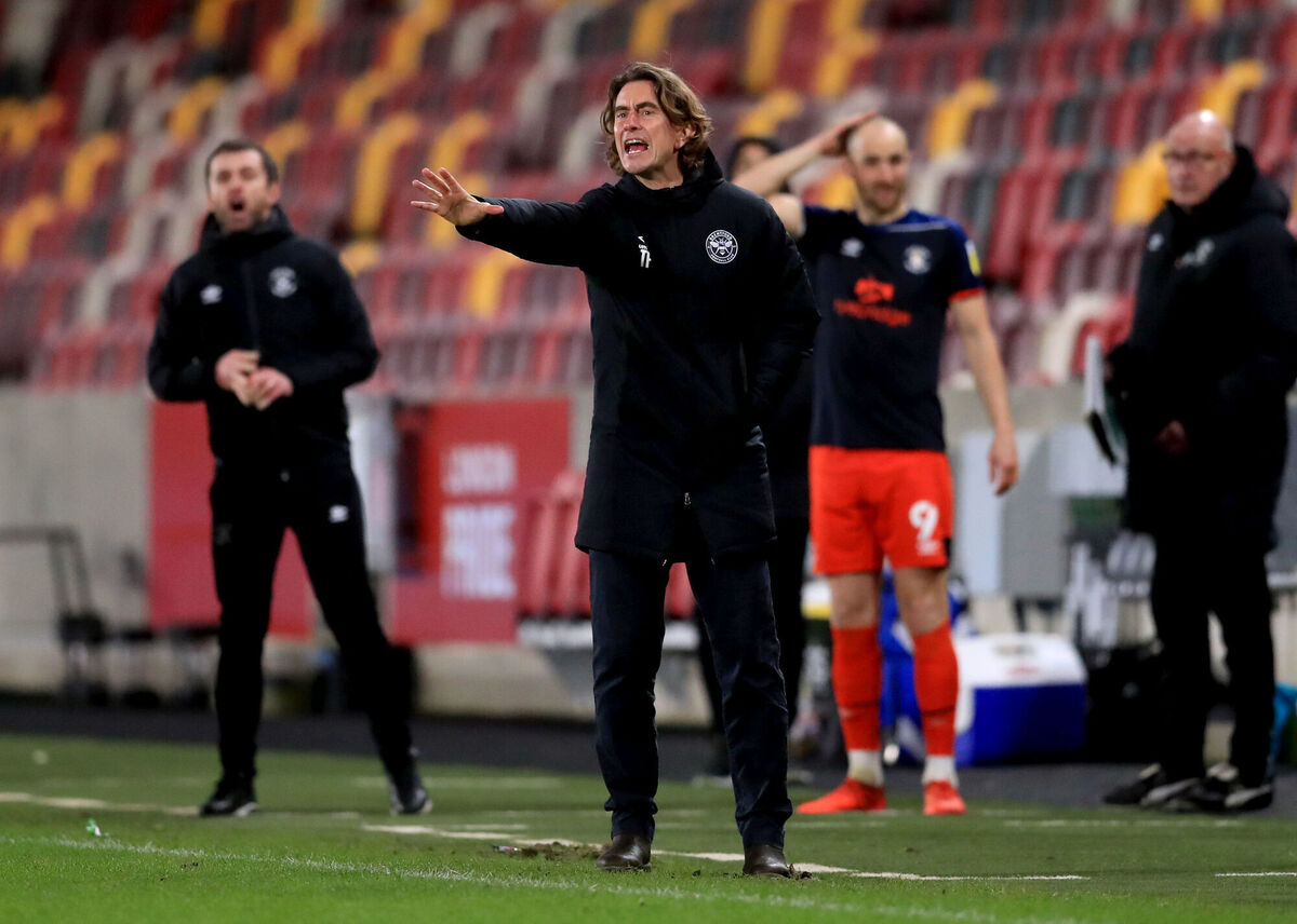 Brentford manager Thomas Frank. Picture: Adam Davy