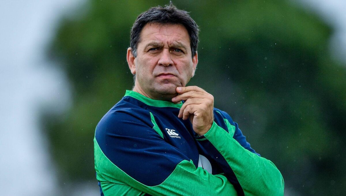 IRFU Performance Director David Nucifora. Picture: Brendan Moran/Sportsfile