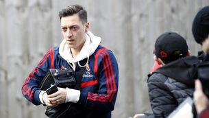 <p>Mesut Ozil has left Arsenal. Picture: Martin Rickett/PA</p>
