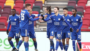 <p>Leicester progressed thanks to a strong second-half showing (Tim Goode/PA)</p>