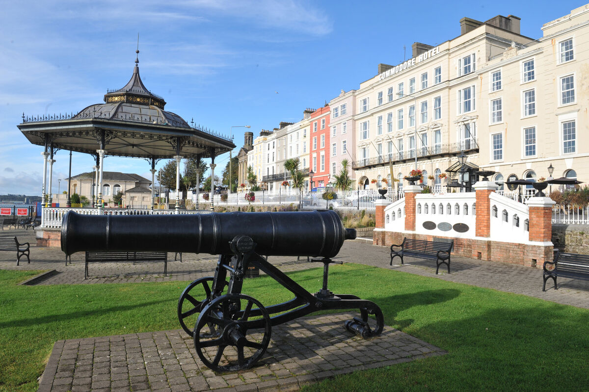  The Promenade at Cobh. The town includes a mix of old and new homes.