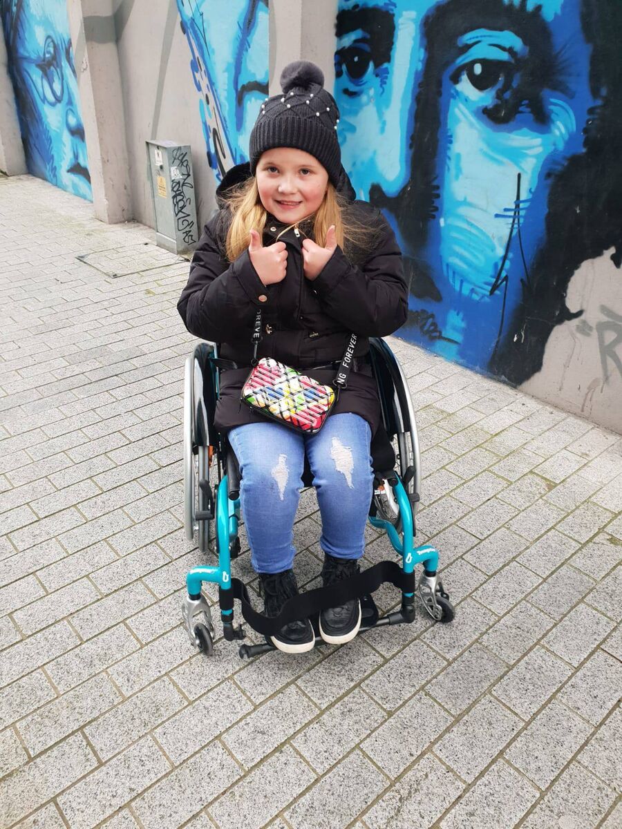 Anna Browne, who has a form of cerebral palsy, had life-changing surgery in the US in 2018. Anna Browne, who has a form of cerebral palsy, had life-changing surgery in the US in 2018.