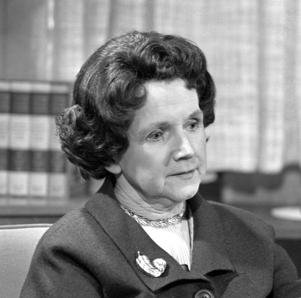 US biologist and natural-history writer Rachel Carson. Picture: CBS via Getty Images