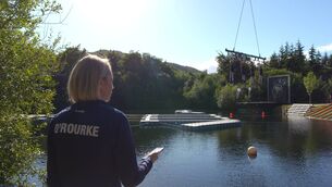 <p>Ireland's Fittest Family - the Hanging Tough challenge with Derval O'Rourke</p>