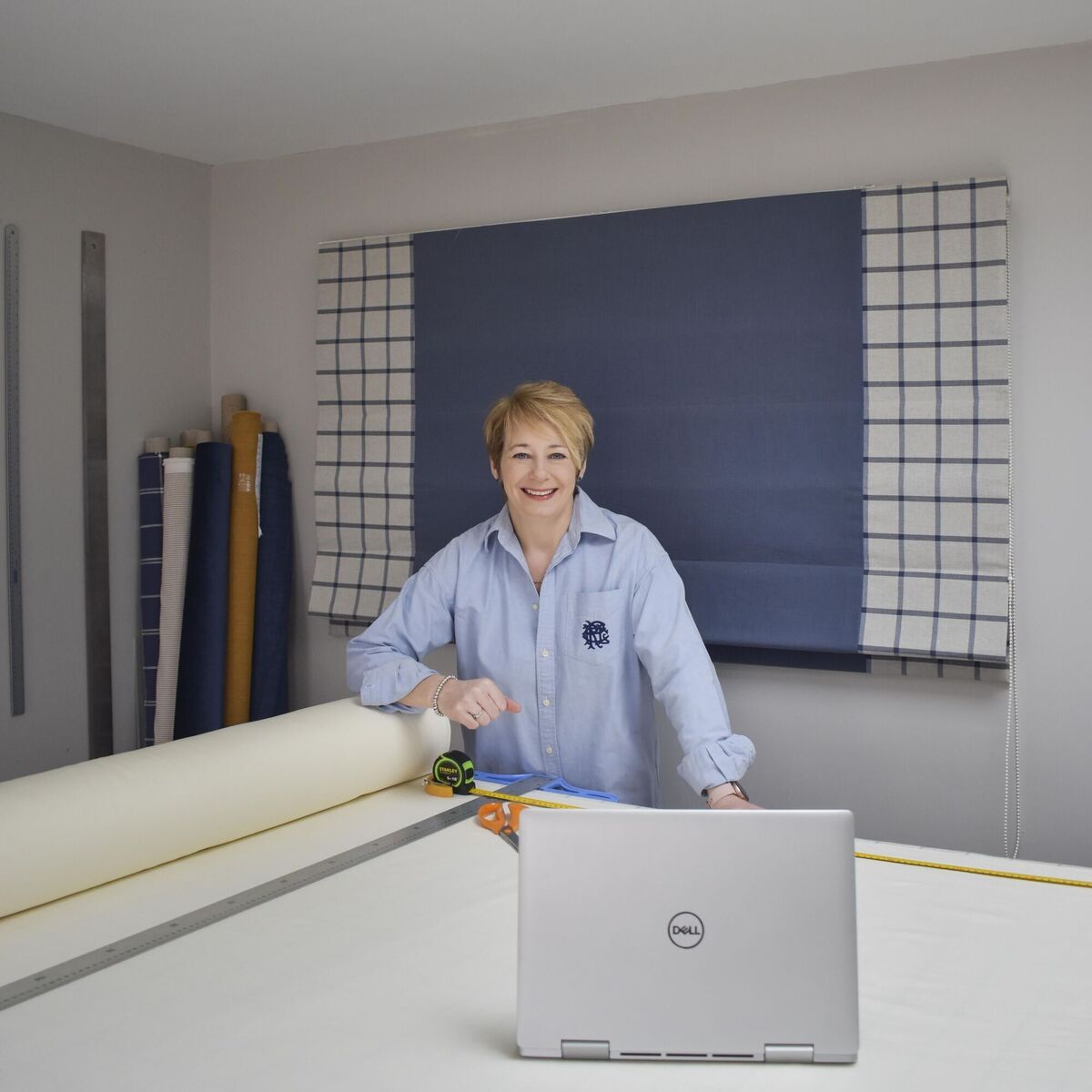 Bespoke soft furnishings specialist Elmarie Kilbride in her Cork studio. Bespoke soft furnishings specialist Elmarie Kilbride in her Cork studio.