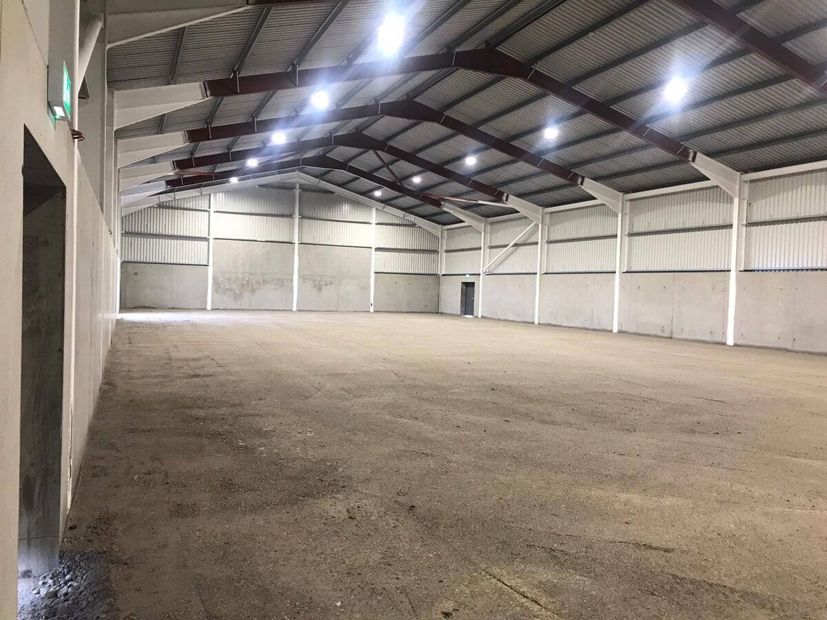 
                            Scarriff RFC’s new indoor facility. The club say it’s about keeping the show on the road until next year with the development so close to finishing.