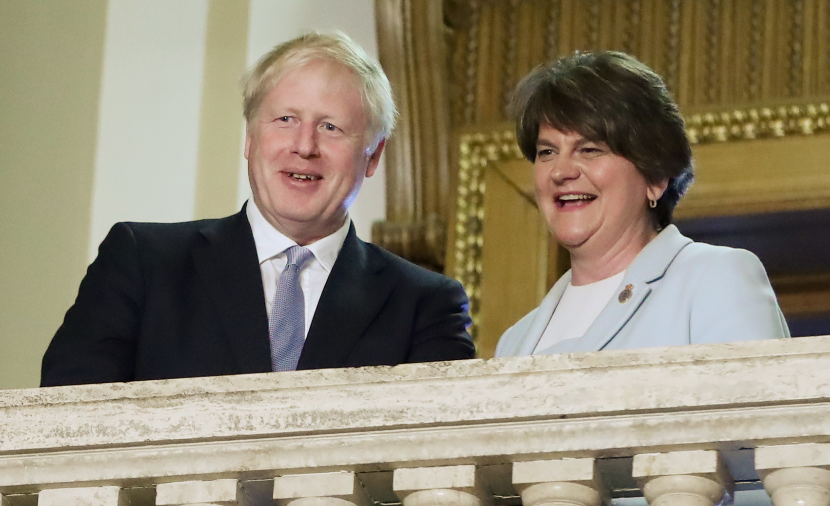Arlene Foster accuses Boris Johnson of ‘dereliction of duty’