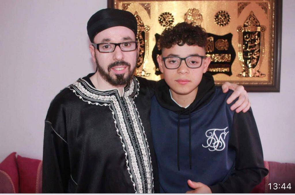 Abdul Raguragui with Azzam: 'He was proud to be Irish, we all are, and I’ll do anything I can to save other families here from our fate.'