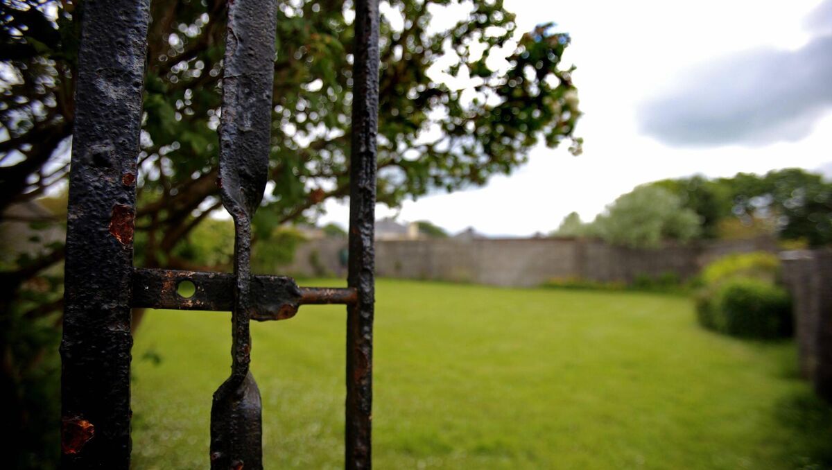 The site of the unmarked mass burial ground for children who died in the Tuam mother and baby home. 	Picture: Niall Carson/PA