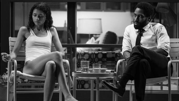 Malcolm and Marie L-R: Zendaya as Marie, John David Washington as Malcolm