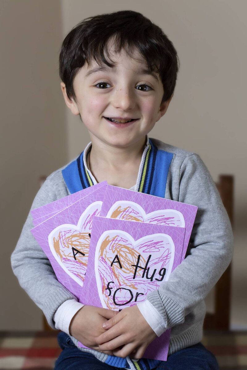 Adam King's cards will help to further the "amazing work" carried out by CHI Temple Street and Cork University Hospital Charity. Adam King's cards will help to further the "amazing work" carried out by CHI Temple Street and Cork University Hospital Charity.