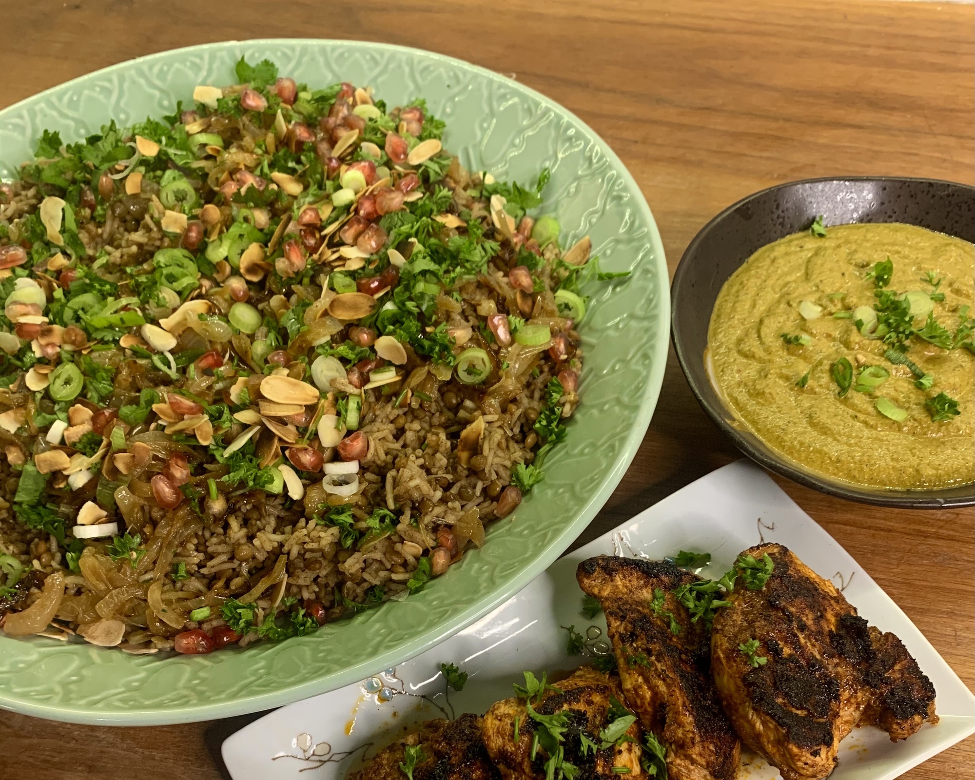 Cooking with Colm O'Gorman: Mujadara with harissa chicken