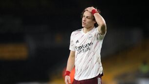 <p>David Luiz’s red card appeal was unsuccessful (Nick Potts/PA)</p>