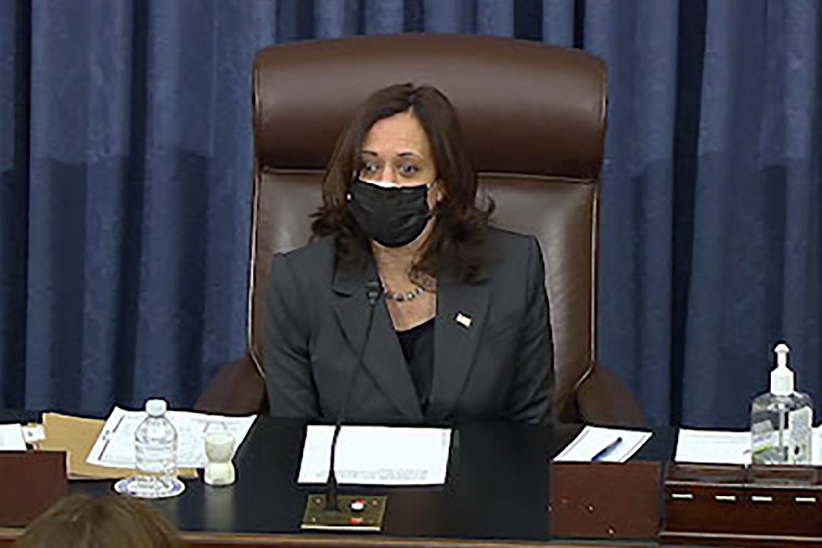 Senate approves budget bill as Harris casts tie-breaker vote