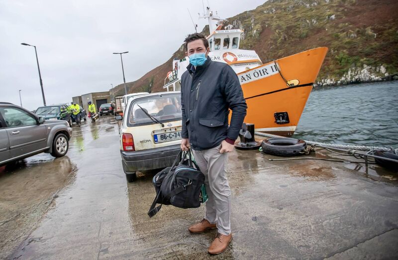 Dunmanway man Shane O'Neill answered an urgent appeal to take up a teaching role in Scoil Náisiunta Inis Chléire in 2018.