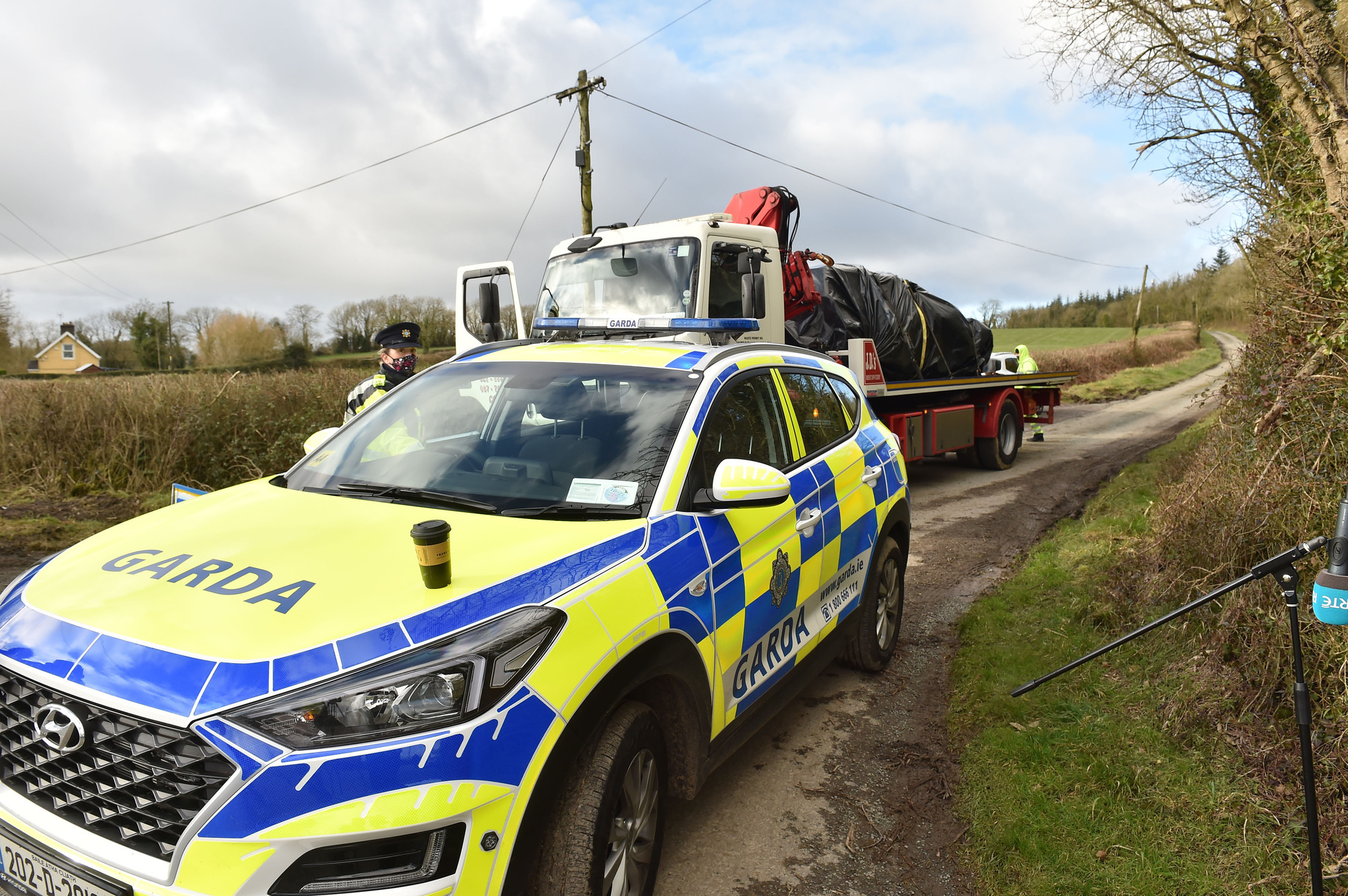 Gardaí continue to question man after woman found dead in burnt-out car in Cork