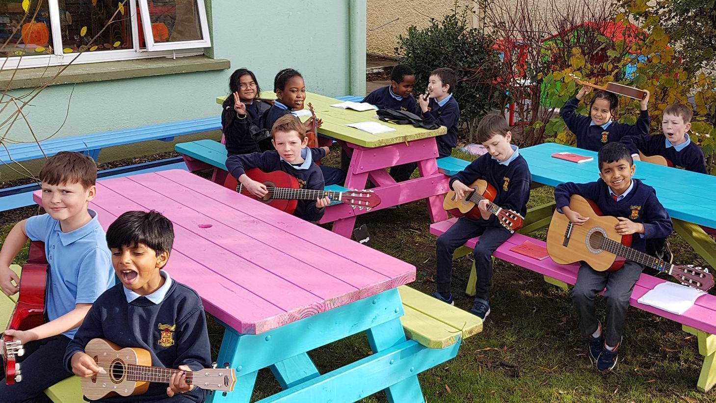 Green shoots: Schoolchildren dig deep to grow veggies at home 