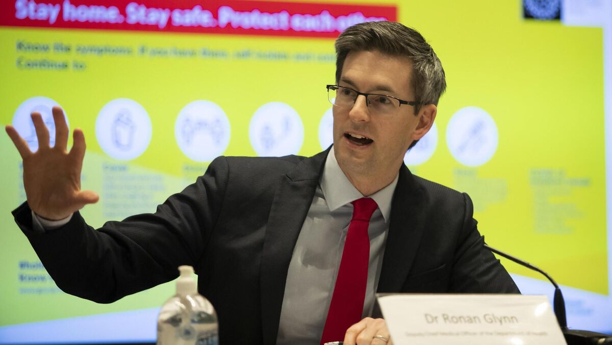 The Department of Health's deputy chief medical officer, Dr Ronan Glynn, said it was too early to speculate on reopening Ireland by March.  	Picture: Colin Keegan, Collins Dublin