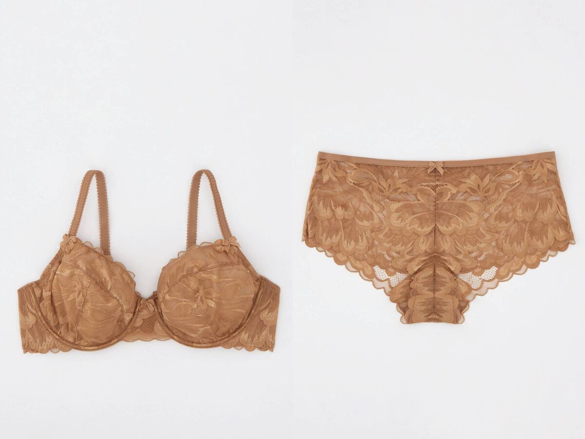 Lace Balcony Bra ,€19.50 and Lace Shorts, €7, Simply Be Lace Balcony Bra ,€19.50 and Lace Shorts, €7, Simply Be