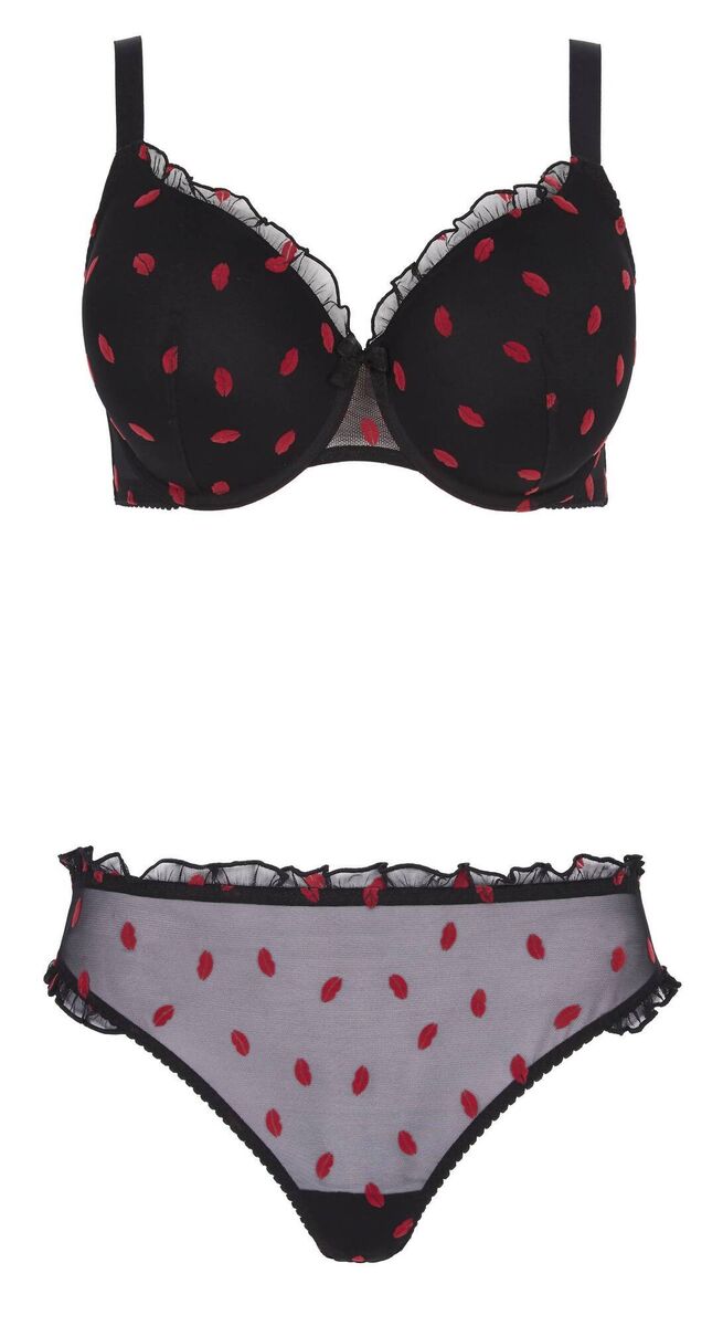 Bra, €22, Briefs, €11, M&S Bra, €22, Briefs, €11, M&S