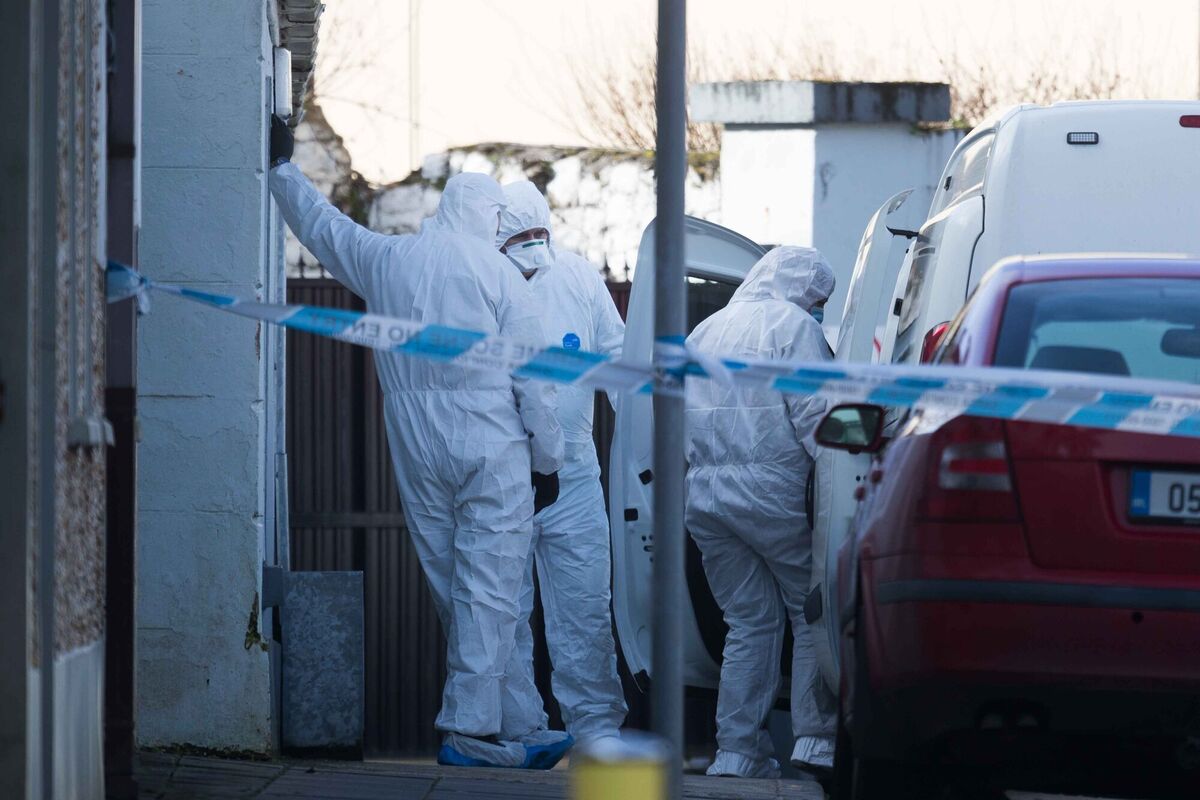  Gardai at scene of the assault in the Market area of Ennis.