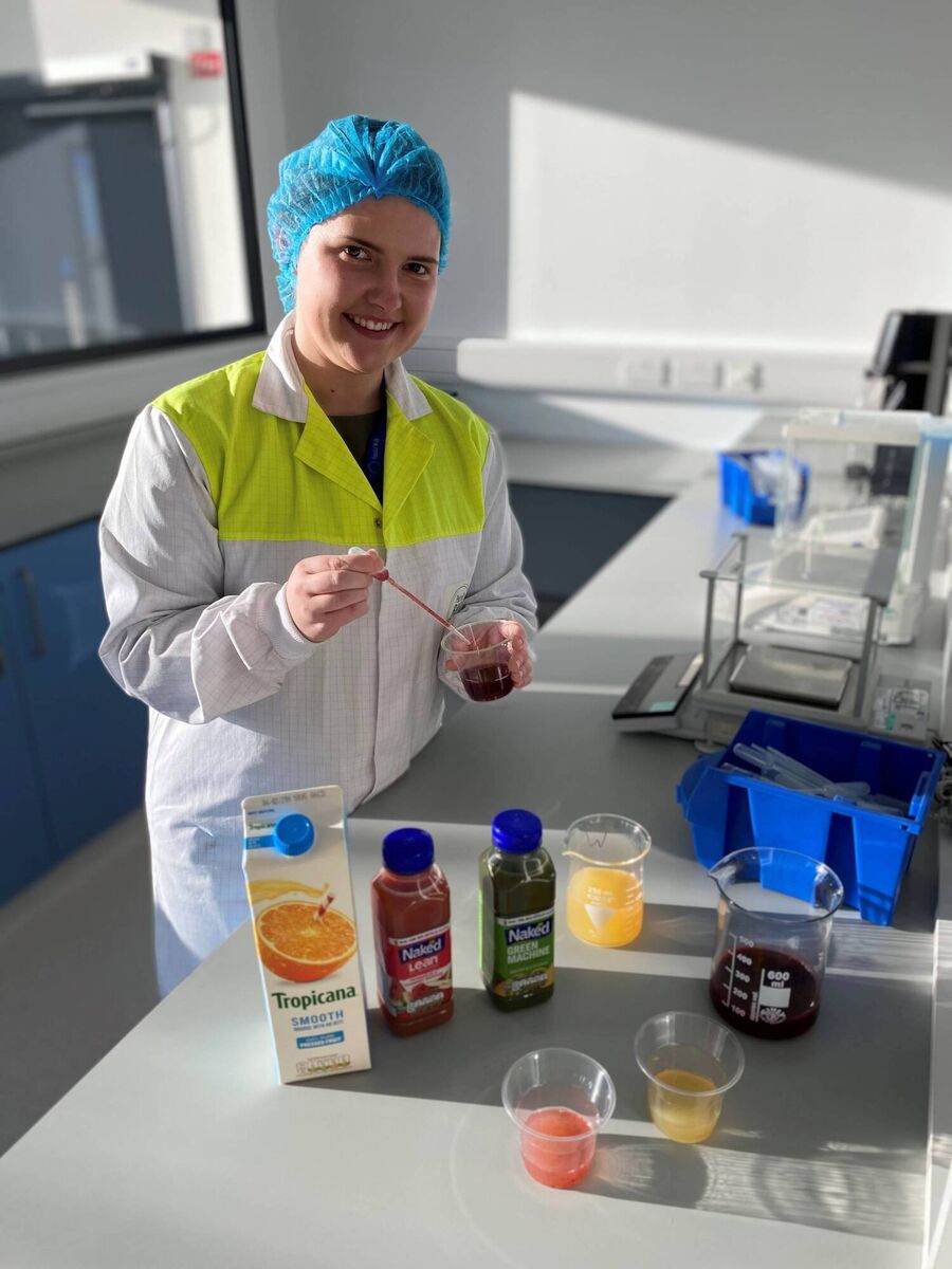 Lauren Kennedy, progressed from an intern to a senior R&amp;D technician at PepsiCo.