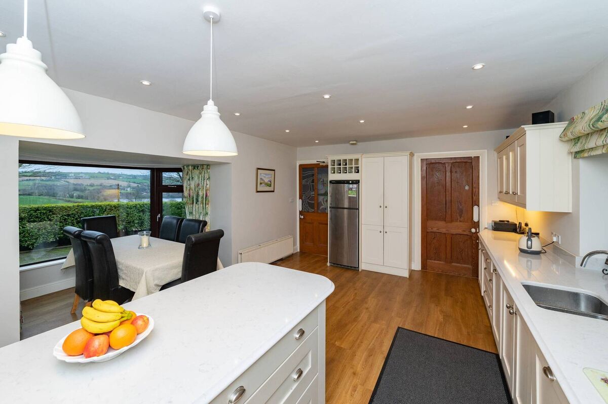 Kitchen with views