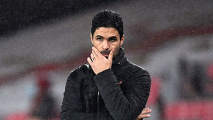 <p>Arsenal manager Mikel Arteta has revealed he and his family have been targeted for online abuse. Picture: Andy Rain/PA</p>