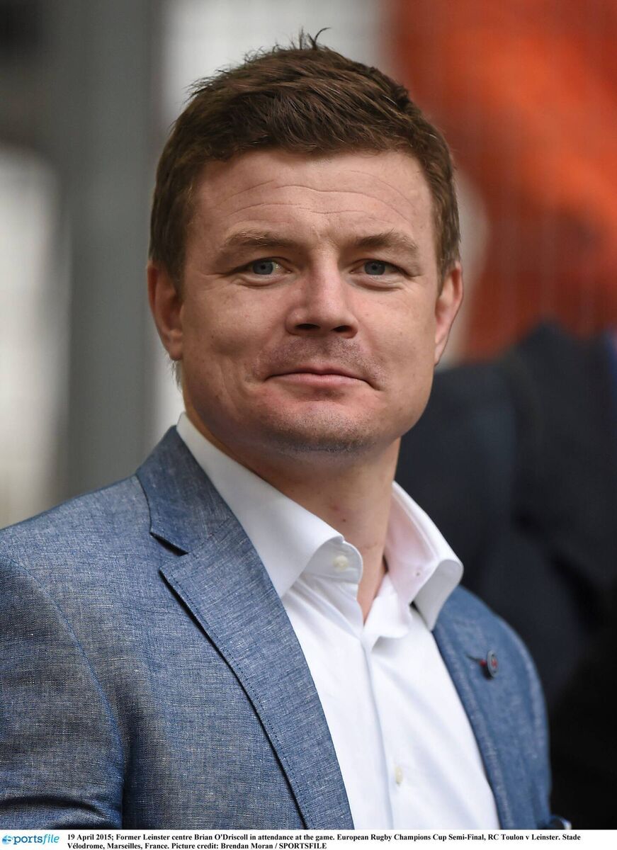 Former Irish rugby captain Brian O'Driscoll discussed a friend's suicide with Tommy. File picture: Brendan Moran / SPORTSFILE