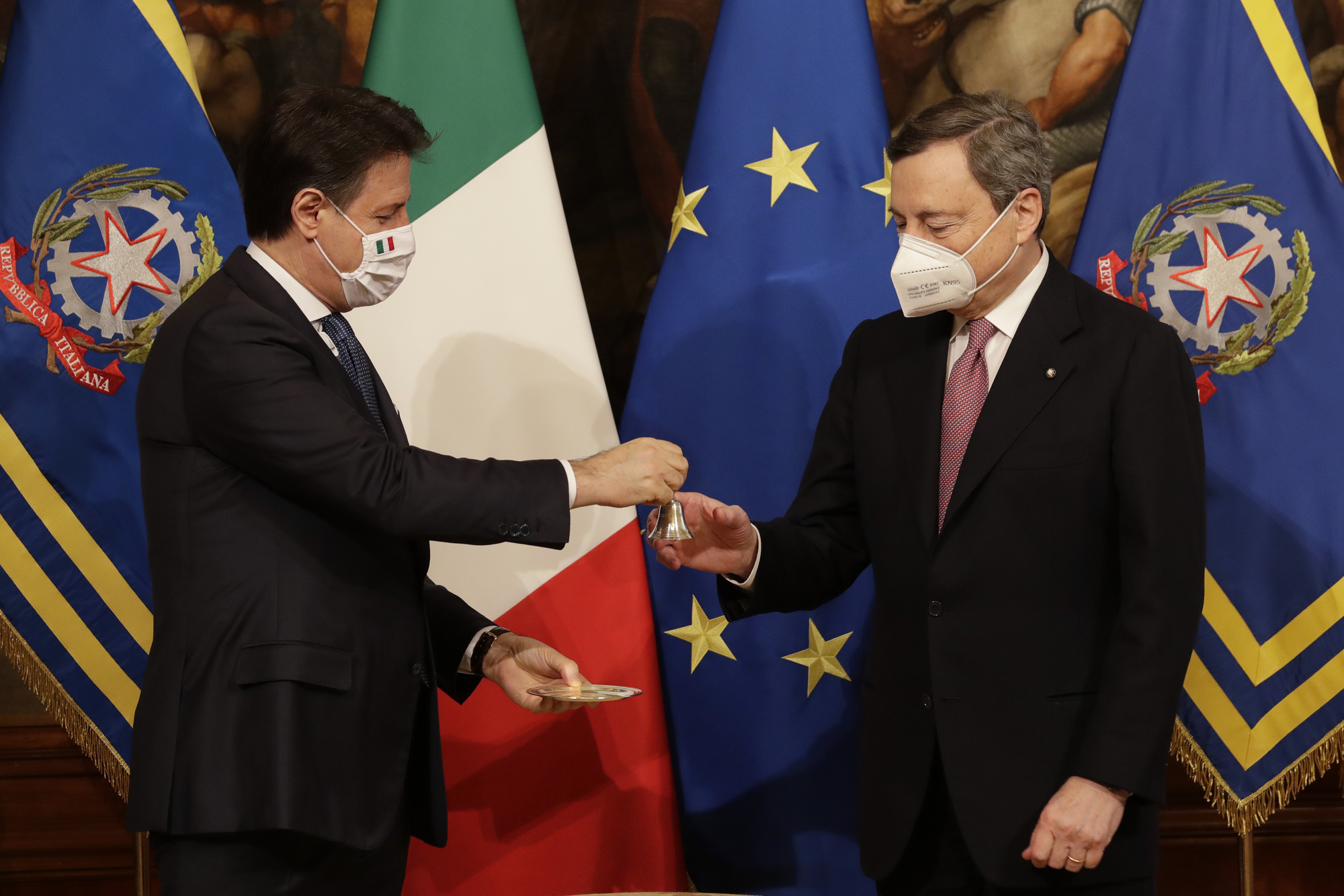 Ex-central bank chief Mario Draghi takes over as Italy’s PM