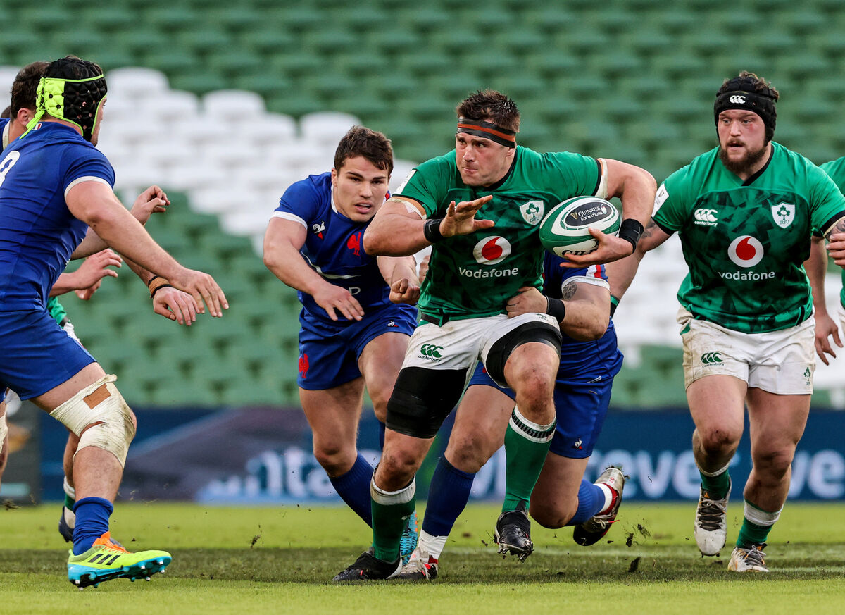 Ireland's CJ Stander makes a break. Picture: INPHO/Billy Stickland