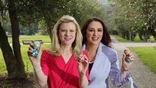 <p>Nuala Carey and Grainne Seoige pictured at the launch of the Good Causes Awards in March 2020. Picture: Mac Innes Photography/ National Lottery</p>