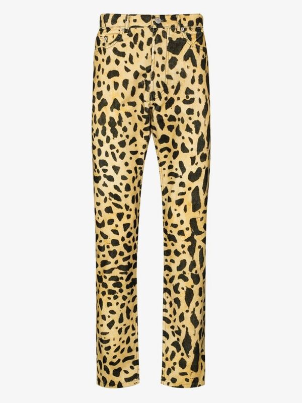 Dries Van Noten Pander leopard print jeans €578 at brownsfashion.com