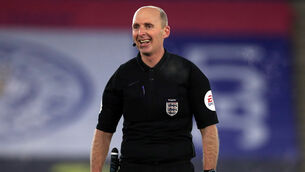 <p>Referee Mike Dean will return to Premier League action this weekend (Mike Egerton/PA)</p>