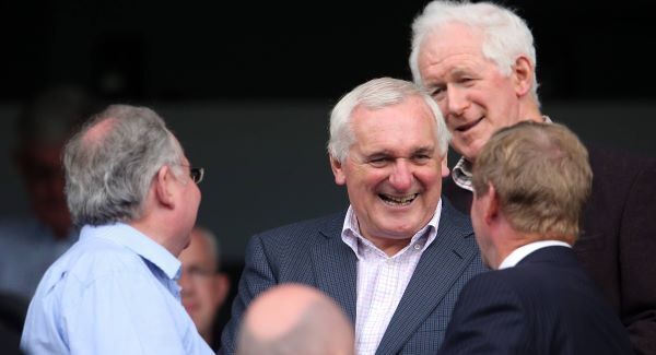 Bertie backs the blues for Sam Maguire