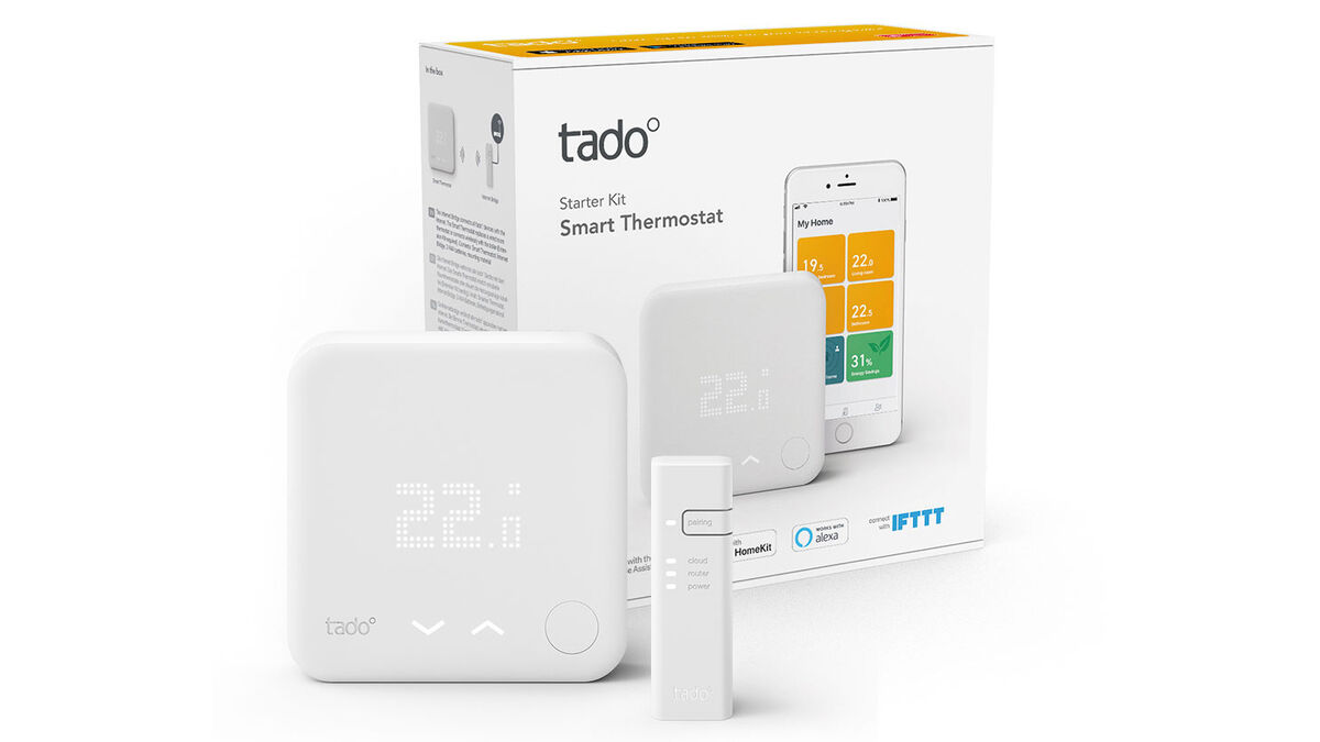 Tado V3+ Smart Thermostat starter kit. Tado V3+ Smart Thermostat starter kit.