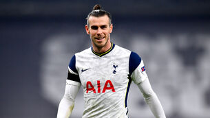 <p>Could Tottenham’s Gareth Bale reignite his season in the Europa League on Thursday?. Picture: Dylan Martinez/PA</p>