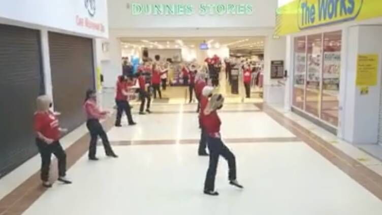 So far, the video has been watched over 45,000 times and has nearly 2,000 likes on social media. Picture: Blackpool Shopping Centre