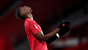 <p>Paul Pogba will not return to action until March at the earliest (Laurence Griffiths/PA)</p>