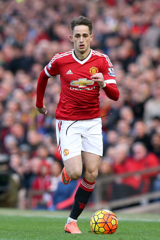 Manchester United's Adnan Januzaj during a 2016 Premier League match at Old Trafford. Manchester United's Adnan Januzaj during a 2016 Premier League match at Old Trafford.