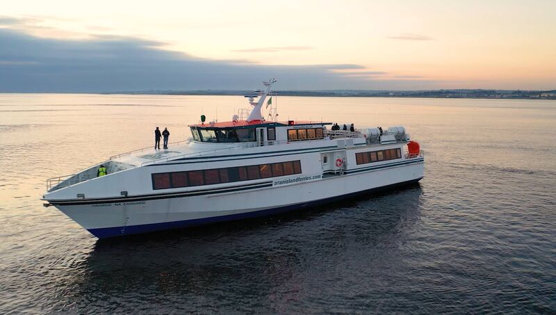 Set sail for the Aran Islands, aboard the brand-new Saoirse na Farraige.