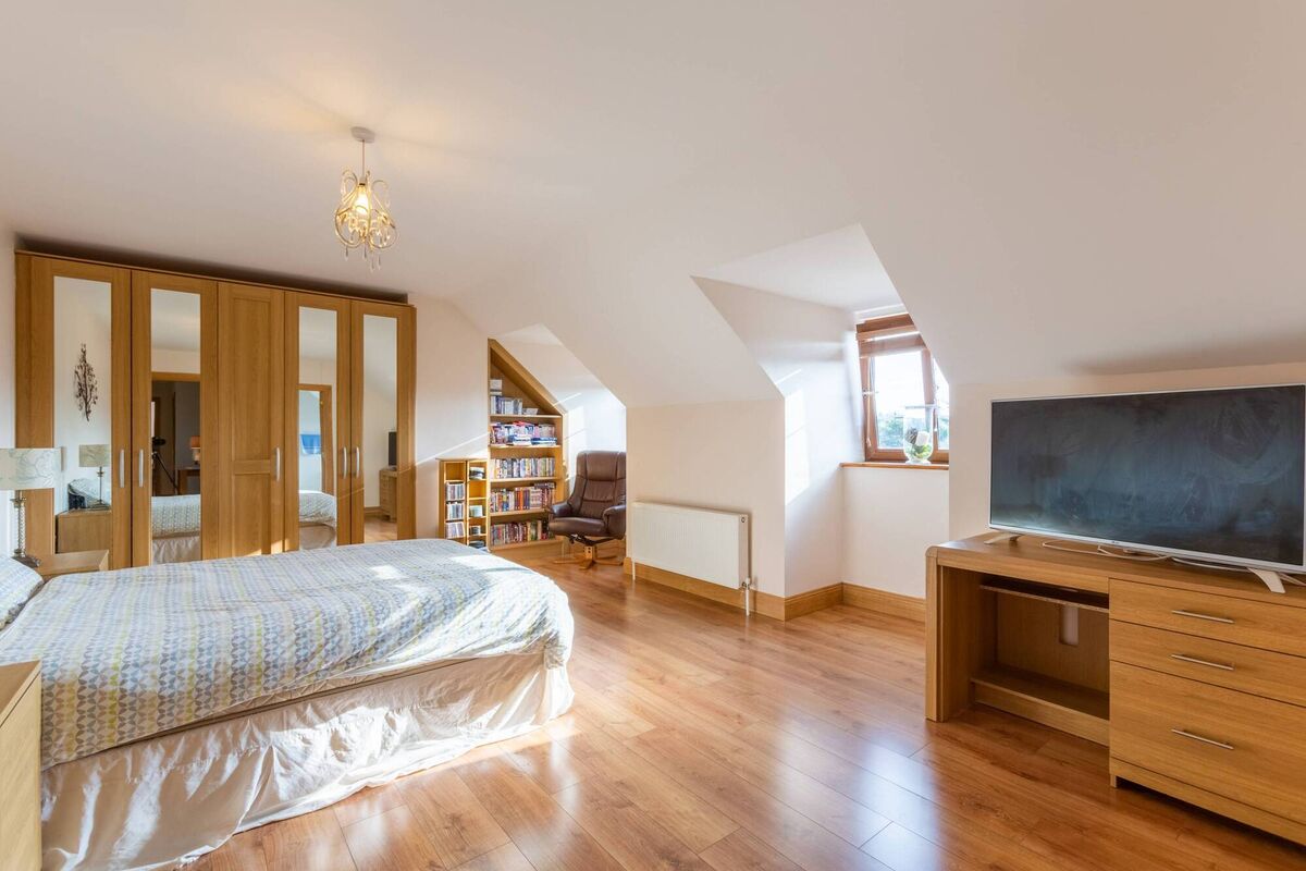 Master bedroom at Anamcara