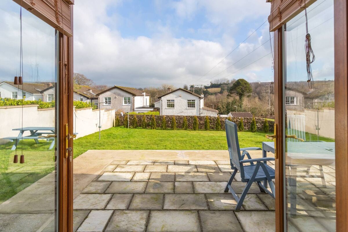 Rear patio view 
