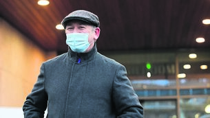 <p class="contextmenu internal_Caption">Charles Byrnes fell foul of the rules in relation to leaving a horse unattended in a stable yard but he is not a disqualified person and can continue to work in racing. <span class="contextmenu emphasis CaptionCredit">Picture: Healy Racing </span>
            </p>