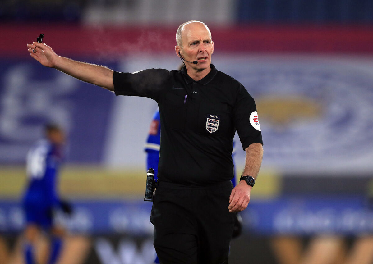 Referee Mike Dean